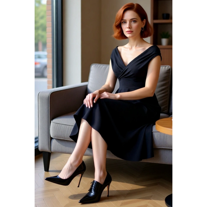 Kadın Skater Kalıp Kolsuz Midi Boy Carmen Yaka Düz Desen Abiye Gece Elbisesi Şık Ortamlar İçin İdeal