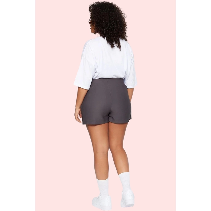 Kadın Şort Etek Feminen Straight Kalıp Dokuma Kumaş Rahat Günlük Yaz Aylarının Vazgeçilmezi