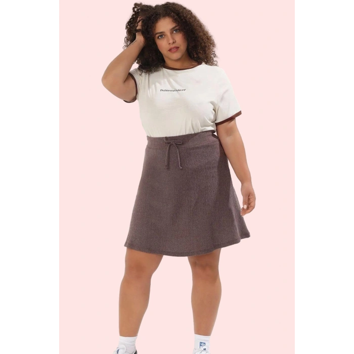 Kadın Şort Etek Örme Kumaş Kısa Boy Geniş Paça Günlük Stil Hafta Sonu Yaz Aylarının Vazgeçilmezi