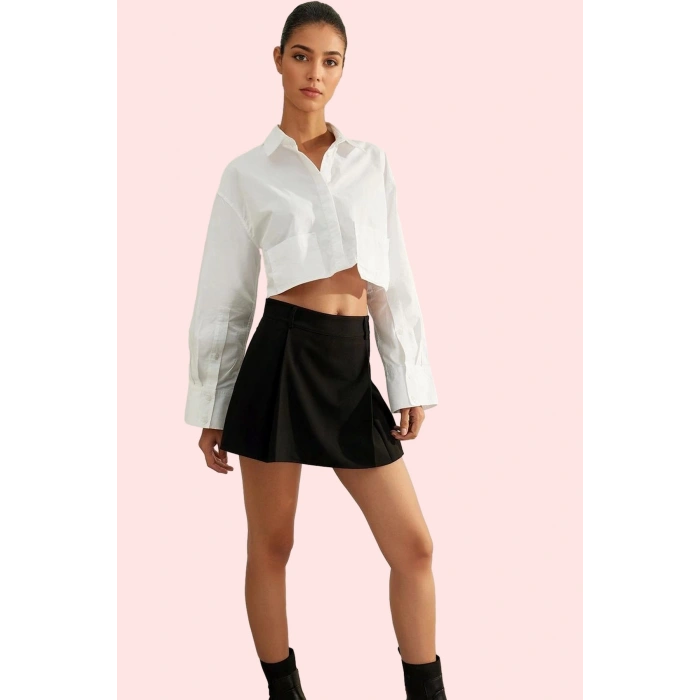 Kadın Şort Etek Polyester Karışımlı Nefes Alabilir Modern Tasarım Yaz Aylarının Vazgeçilmezi