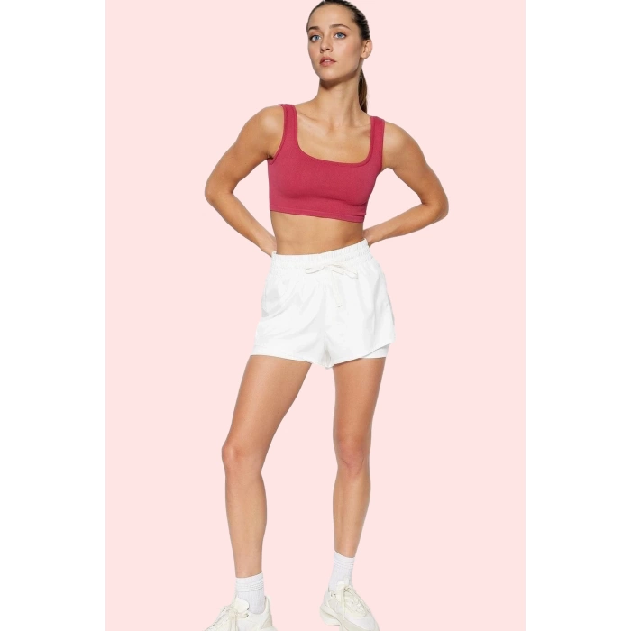 Kadın Spor Şort Paraşüt Kumaş Relaxed Kalıp Kısa Boy Günlük Kullanım Yaz Aylarının Vazgeçilmezi