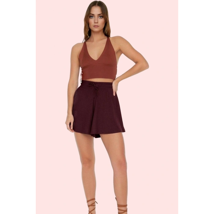 Kadın Straight Kalıp Şort Polyester Rahat Günlük Yaz Stilleri Hafta Sonu Dayanıklı Malzeme