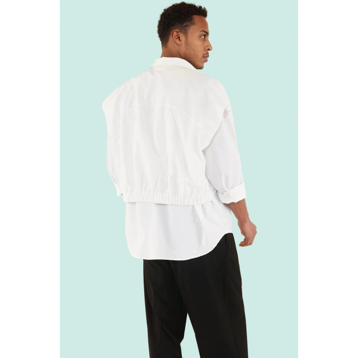 Kadın Unisex Oversize Fit Gömlek Düz Desen Günlük Kullanım İçin Yaz Aylarının Vazgeçilmezi