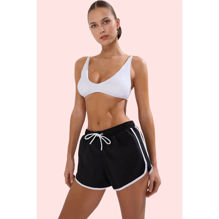 Kadın Yazlık Şort Polyester Etnik Desen Boru Paça Rahat Kesim Günlük Kullanım Modern Tasarım