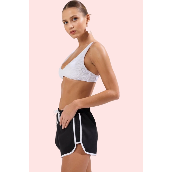 Kadın Yazlık Şort Polyester Etnik Desen Boru Paça Rahat Kesim Günlük Kullanım Modern Tasarım