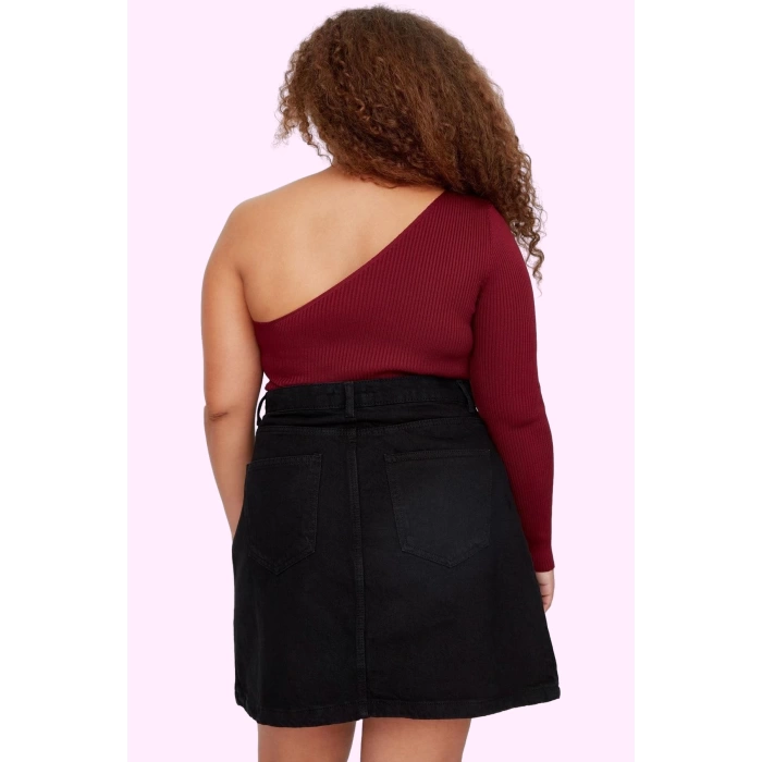 Kadın Yüksek Bel A Line Denim Etek Pamuklu Günlük Kombinler İçin Yaz Aylarının Vazgeçilmezi