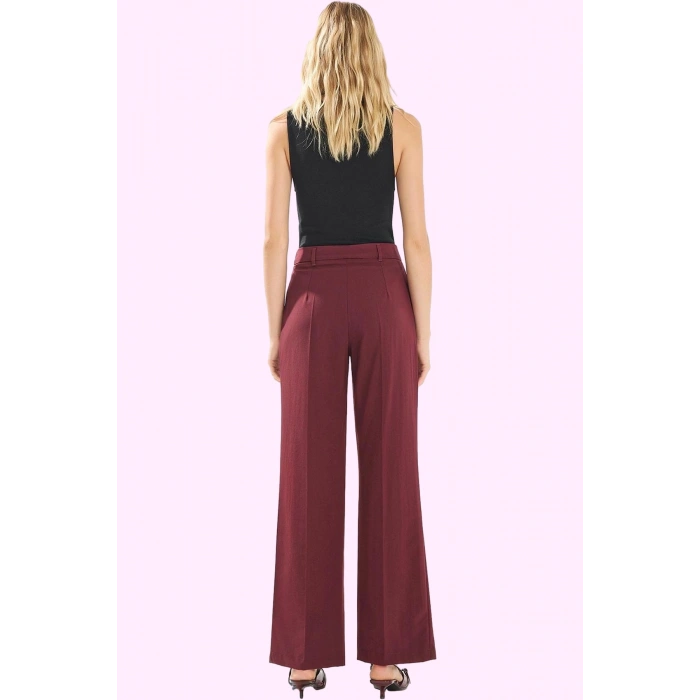 Kadın Yüksek Bel Wide Leg Pantolon Rahat Ve Şık Günlük Kombinler Yaz Aylarının Vazgeçilmezi