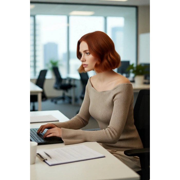 Kadınlar İçin İnce Fitted Carmen Yaka Akrilik Triko Kazak Uzun Kollu Düz Fitilli Tasarım Modelleri