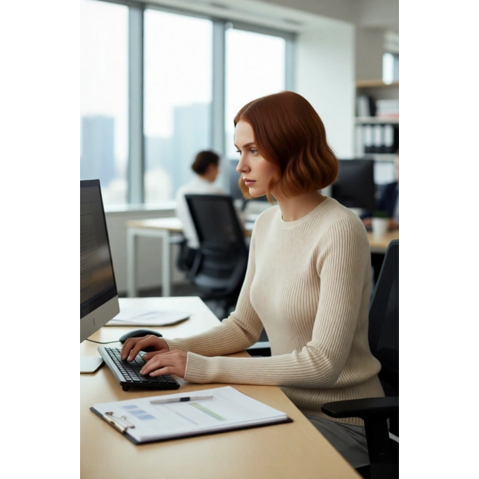 Kadınlara Özel Fitted Kesim Bisiklet Yaka Uzun Kollu Triko Kazak Kışa Şıklık Kaliteli
