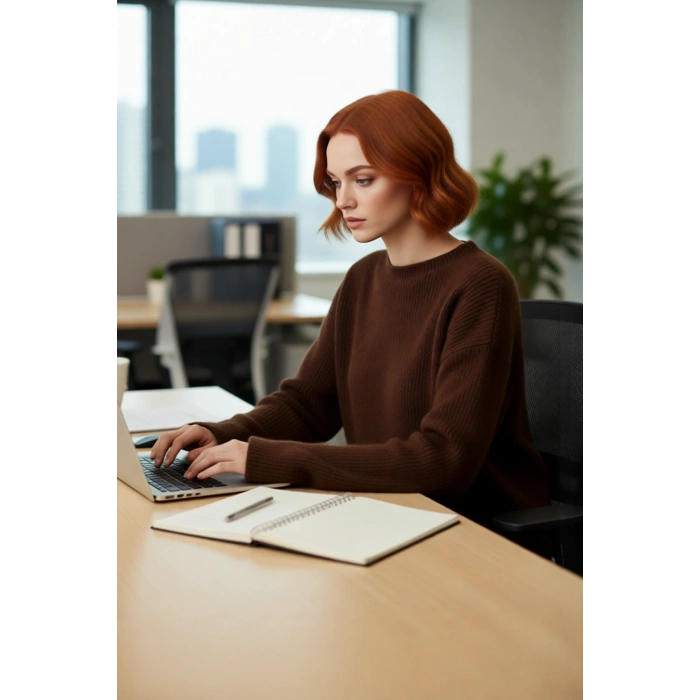 Kadınlara Özel Oversize Kesim Kalın Triko Kazak Soğuk Havalara Uygun Düşük Kol Detaylı Günlük Şıklık