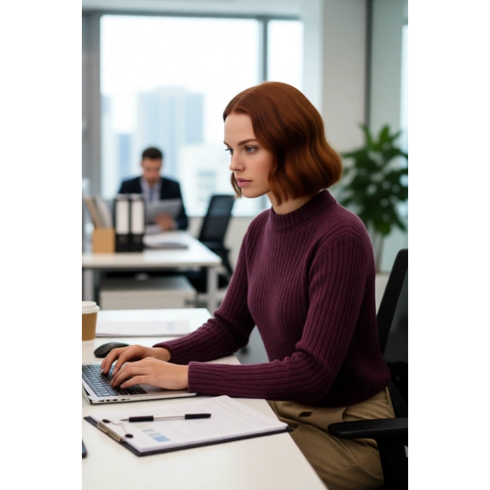 Kadınlara Özel Rahat Regular Kesim Crop Triko Kazak Fitilli Dokusu İle Kış Stilinizi Tamamlayın