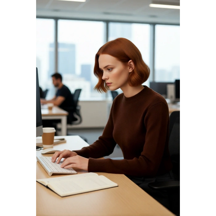 Kadınlara Özel Regular Kalıp Crop Boy Triko Bisiklet Yaka Fermuar Detaylı Düz Kalın Kazak Kaliteli
