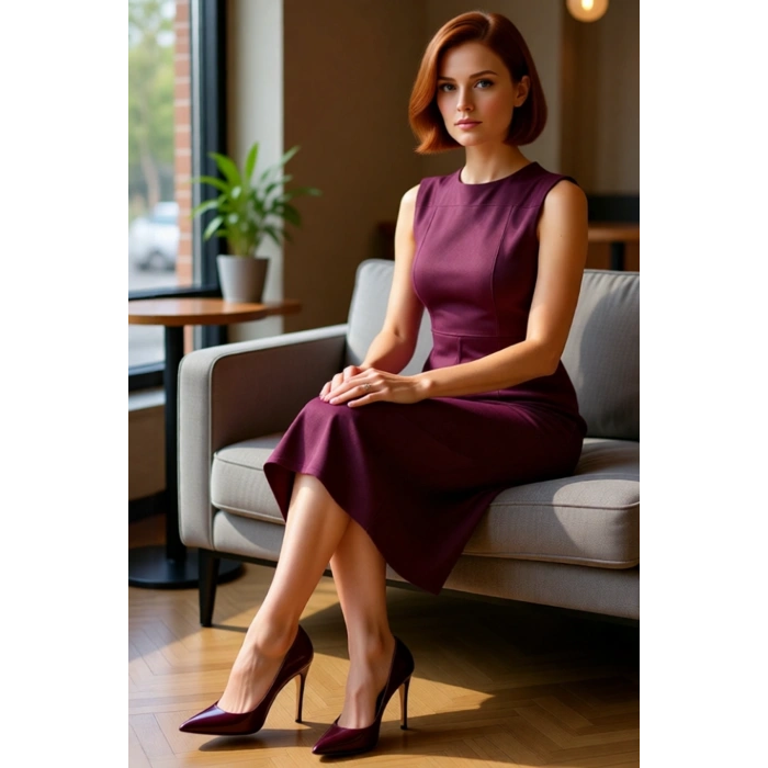 Kadınlara Özel Smart Bodycon Süet Dokuma Midi Elbise Kolsuz Şık Tasarımıyla Gündüzden Geceye.