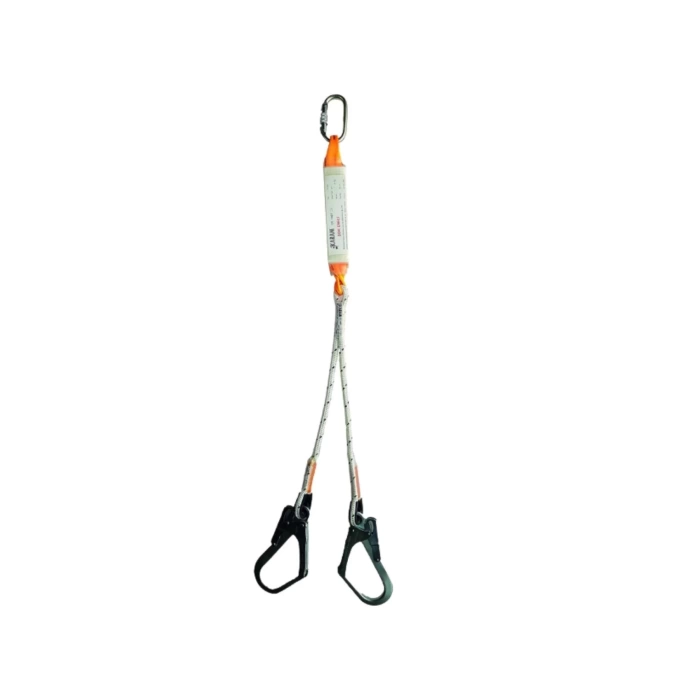 PayBuy KA 341 Çift Kollu Şok Emici – Y-Fork Halatlı, Düşüş Durdurucu Lanyard, Karabinalı Emniyet Bağlantısı