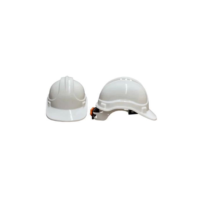 PayBuy KB660 Vidalı Baret Beyaz İş Güvenliği Başlığı Ayarlanabilir Darbe Dayanımlı Koruyucu