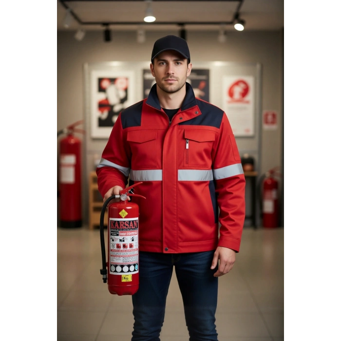 KARSAN Yangın Söndürücü 2Kg İş Güvenliği İçin Güçlü Koruma CE Taşınabilir Acil Durum Çözüm