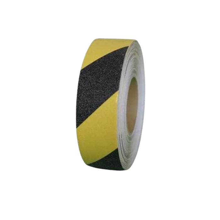 Kaydırmaz Bant 50mm x 15m Sarı-Siyah – Güvenlik İçin İdeal Kaymaz Çözüm