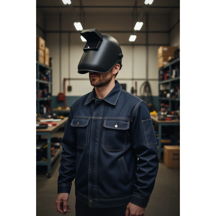 Kaynakci Bireysel Koruyucu Maske Yüksek ISG Standartlar Starline Kaynakçı Baş Maskesi Koruma