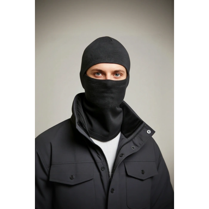 Kış Sporları Polar Balaklava 1014 Thermoform Hzt Termal Kar Maskesi Koruyucu Yüz