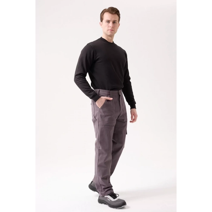 Kışlık Erkek İş Pantolonu Gabardin Dayanıklı ve Konforlu Galanthus Havalara