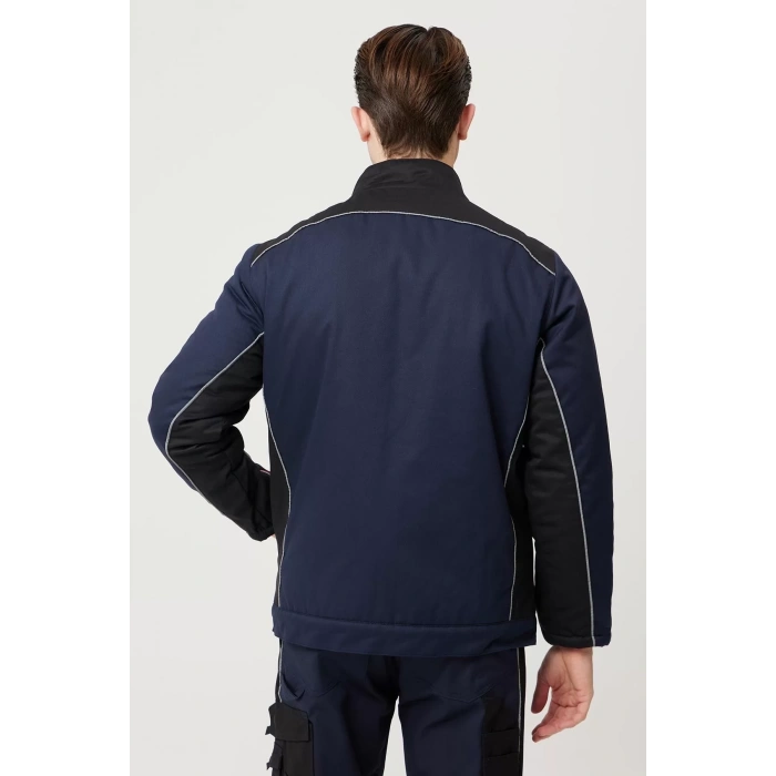 Kışlık Gabardin İş Güvenliği Mont Allium Havalarda Şıklık Koruma