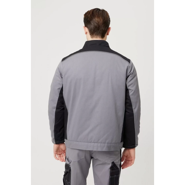 Kışlık Gabardin İş Güvenliği Mont Allium Havalarda Şıklık Koruma
