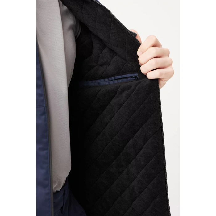 Kışlık Gabardin İş Güvenliği Mont Allium Havalarda Şıklık Koruma