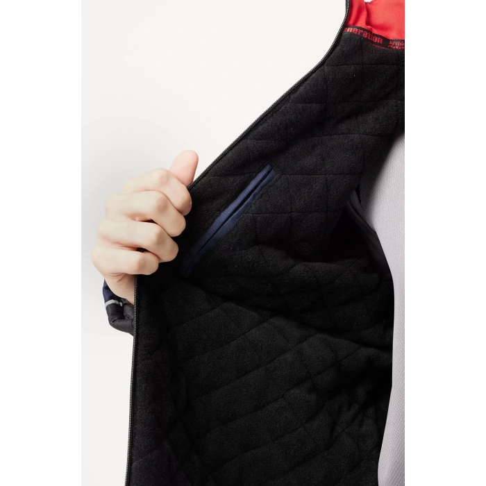 Kışlık Gabardin İş Güvenliği Mont Allium Havalarda Şıklık Koruma