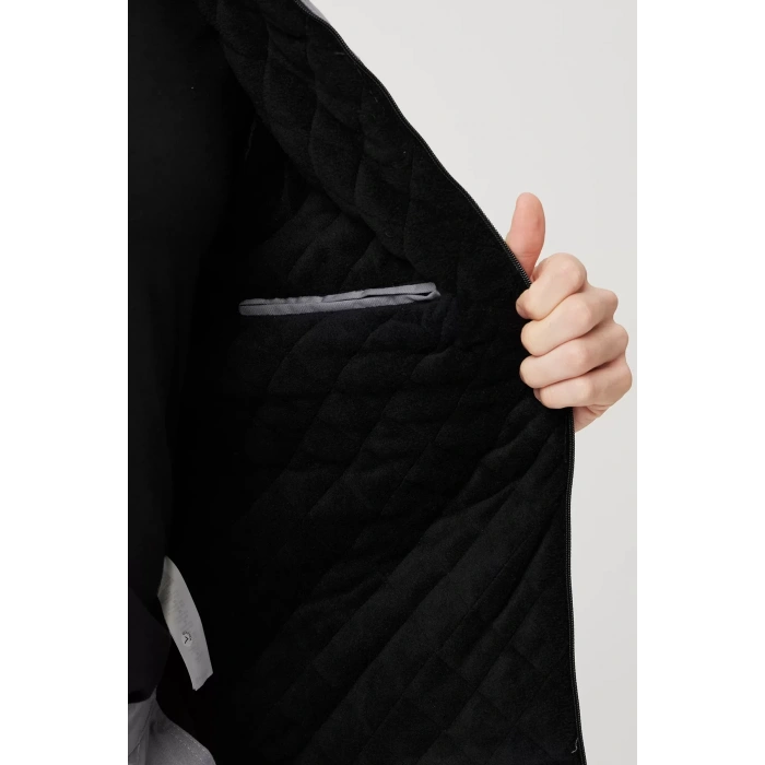 Kışlık Gabardin İş Güvenliği Mont Allium Havalarda Şıklık Koruma