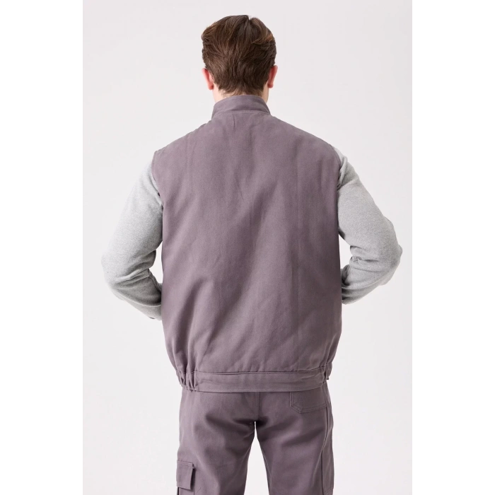 Kışlık Gabardin Yelek Erkek İş Güvenliği Galanthus Outdoor Sıcak Tutucu Rüzgar Geçirmez
