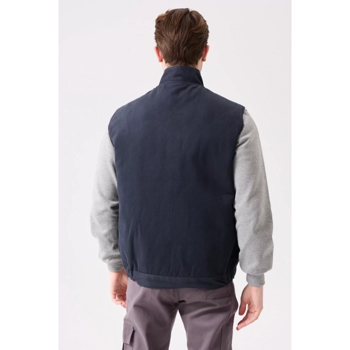Kışlık Gabardin Yelek Erkek İş Güvenliği Galanthus Outdoor Sıcak Tutucu Rüzgar Geçirmez