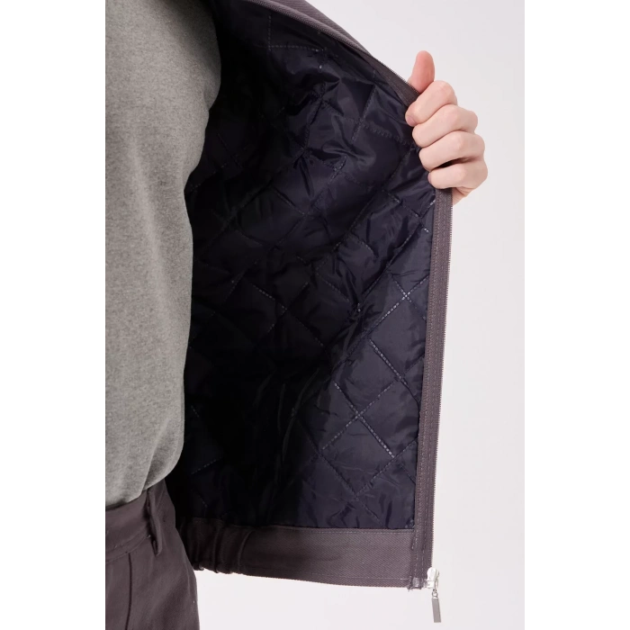 Kışlık Gabardin Yelek Erkek İş Güvenliği Galanthus Outdoor Sıcak Tutucu Rüzgar Geçirmez