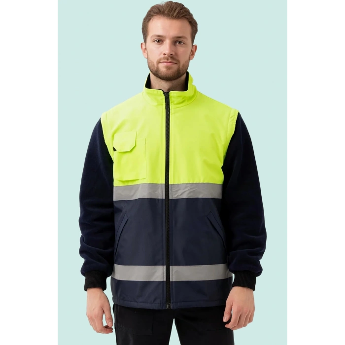 Kışlık İş Güvenliği Mont EN ISO 13688 Pendula Renkli