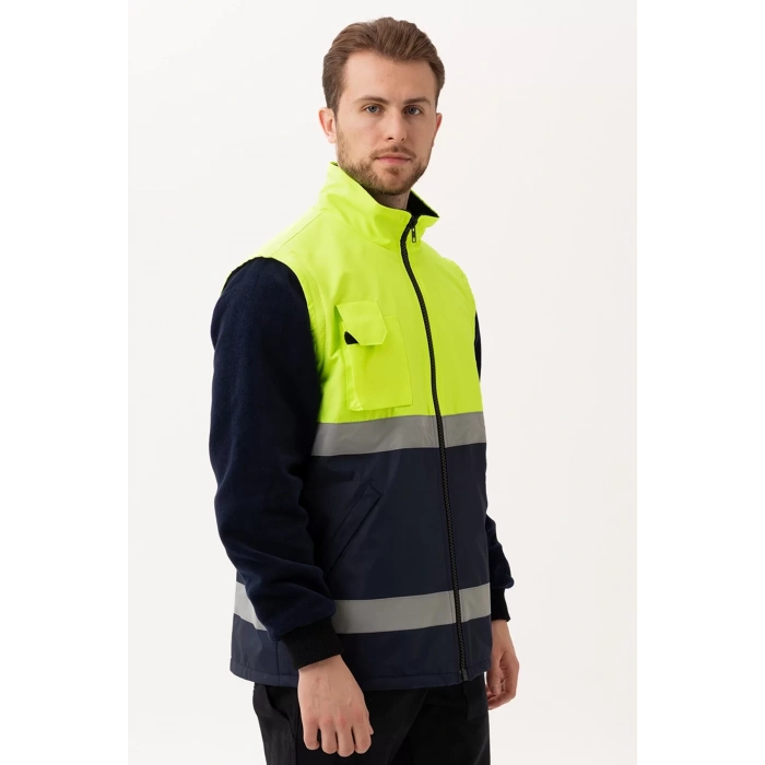 Kışlık İş Güvenliği Mont EN ISO 13688 Pendula Renkli