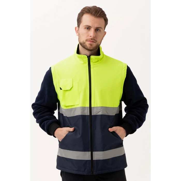 Kışlık İş Güvenliği Mont EN ISO 13688 Pendula Renkli