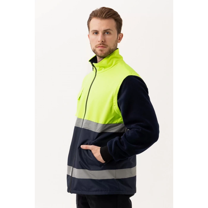 Kışlık İş Güvenliği Mont EN ISO 13688 Pendula Renkli