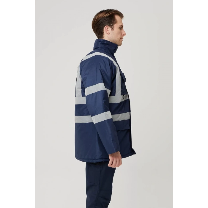 Kışlık İş Güvenliği Parka Reflektif EN ISO 13688 20471 343 Salix