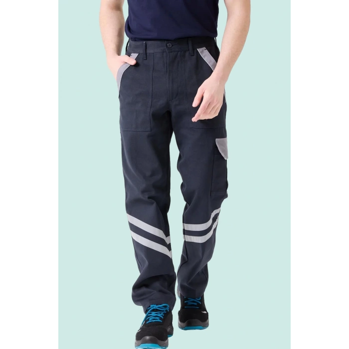 Kışlık İş Pantolonu Dayanıklı Gabardin 100 Pamuk Urtica Pantolon Rahat