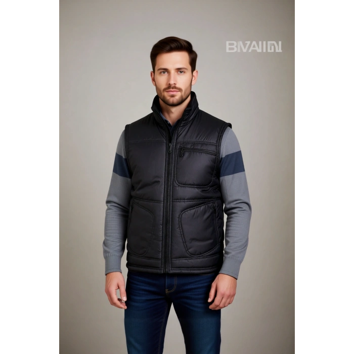 Kışlık Polar Astarlı Yelek İş Güvenliği ve Outdoor İçi Micro Konforlu Fonksiyonel Tasarım