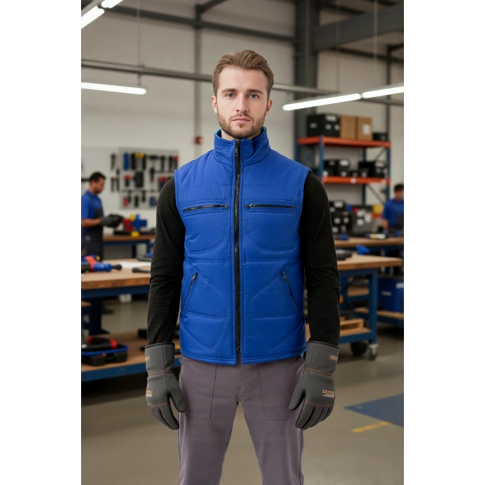 Kışlık Su Geçirmez Çok Cepli Yelek Isı Yalıtımlı Melesa İş Outdoor Suya Sıcak Tutucu