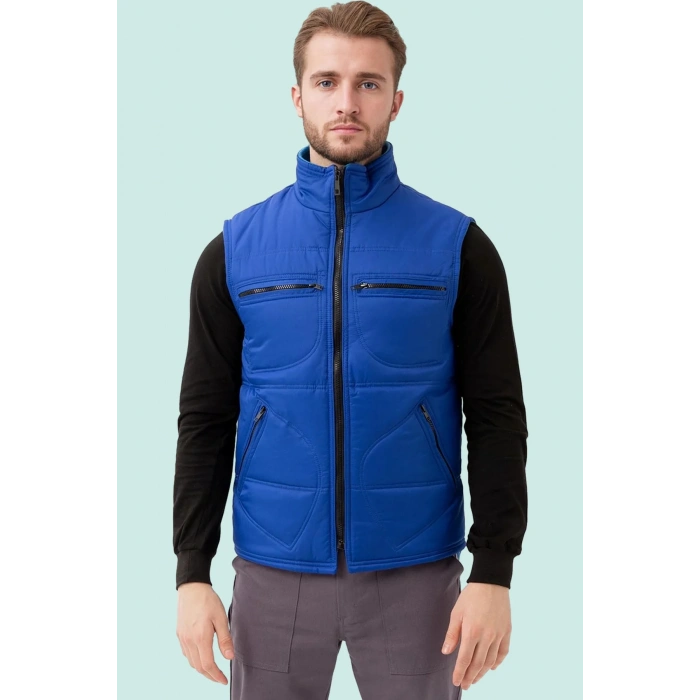 Kışlık Su Geçirmez Çok Cepli Yelek Isı Yalıtımlı Melesa İş Outdoor Suya Sıcak Tutucu