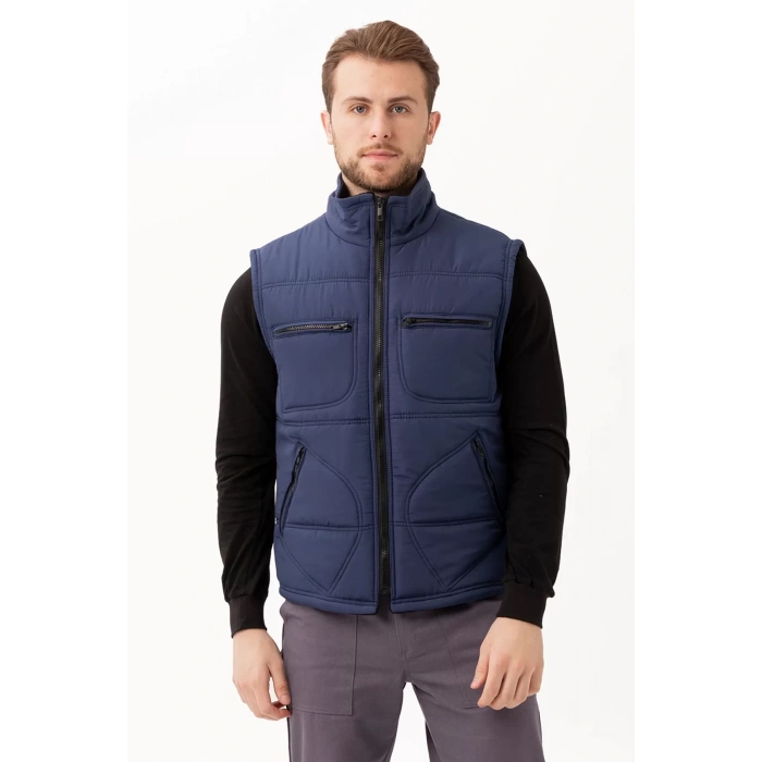 Kışlık Su Geçirmez Çok Cepli Yelek Isı Yalıtımlı Melesa İş Outdoor Suya Sıcak Tutucu