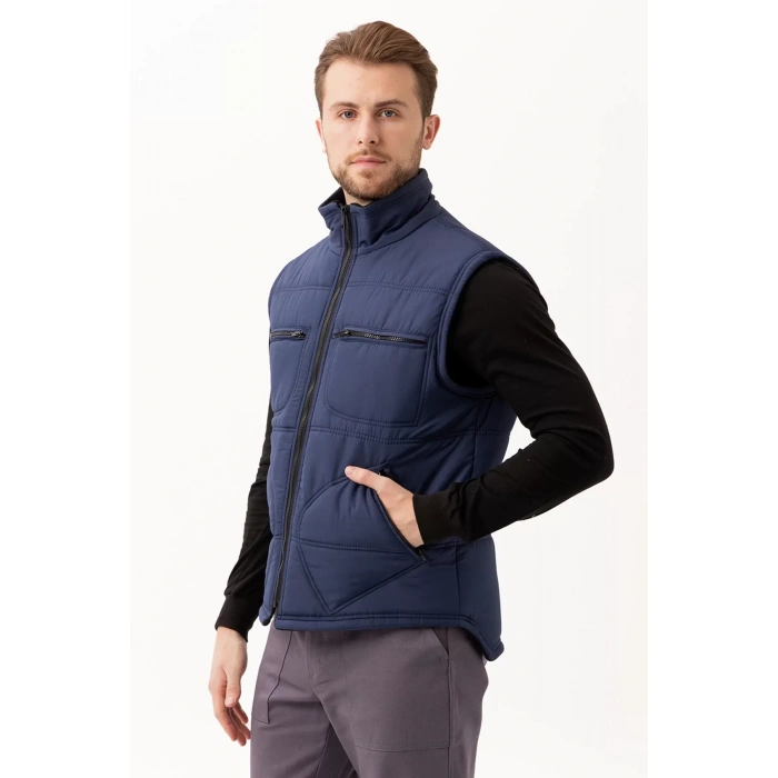 Kışlık Su Geçirmez Çok Cepli Yelek Isı Yalıtımlı Melesa İş Outdoor Suya Sıcak Tutucu