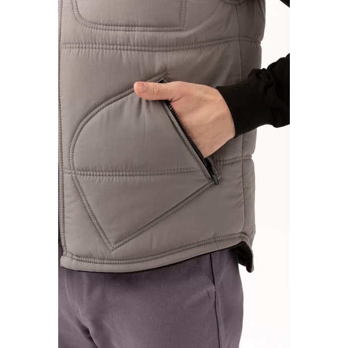 Kışlık Su Geçirmez Çok Cepli Yelek Isı Yalıtımlı Melesa İş Outdoor Suya Sıcak Tutucu