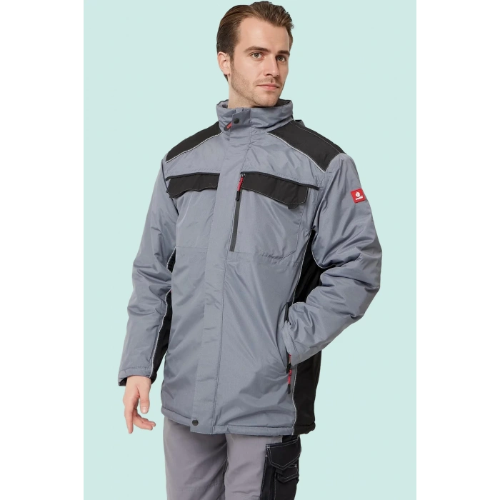 Kışlık Su Geçirmez İş Güvenliği Mont Allium Ripstop Parka Rüzgar Havalara Uygun