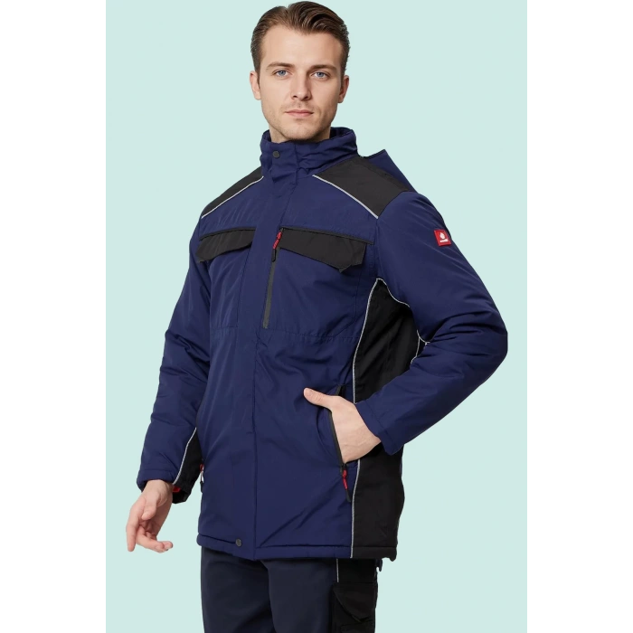 Kışlık Su Geçirmez İş Güvenliği Mont Allium Ripstop Parka Rüzgar Havalara Uygun