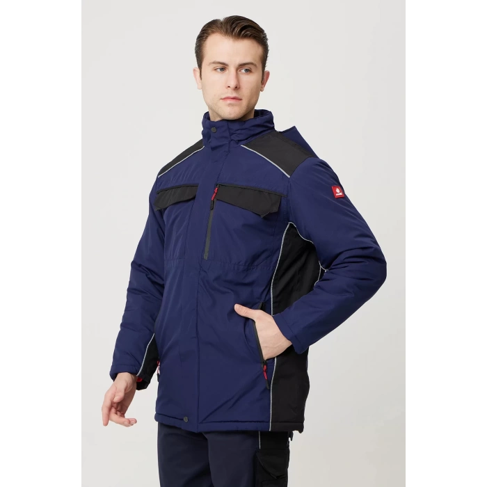 Kışlık Su Geçirmez İş Güvenliği Mont Allium Ripstop Parka Rüzgar Havalara Uygun