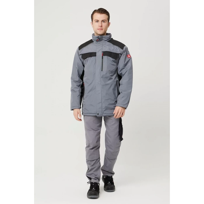 Kışlık Su Geçirmez İş Güvenliği Mont Allium Ripstop Parka Rüzgar Havalara Uygun