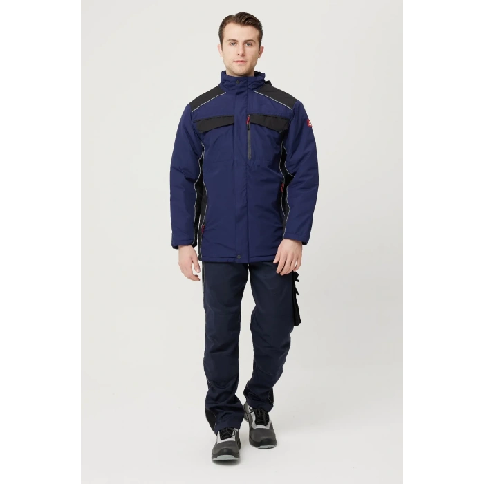 Kışlık Su Geçirmez İş Güvenliği Mont Allium Ripstop Parka Rüzgar Havalara Uygun