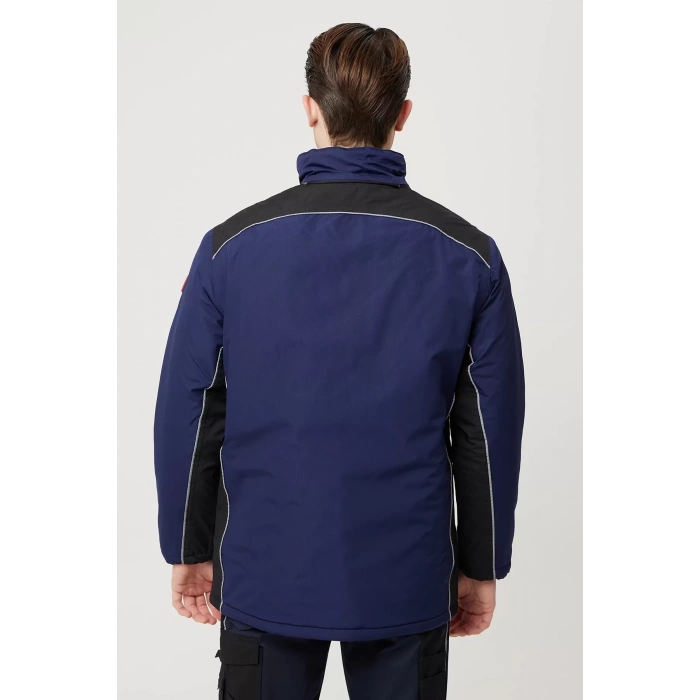 Kışlık Su Geçirmez İş Güvenliği Mont Allium Ripstop Parka Rüzgar Havalara Uygun